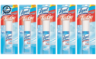 5 x Lysol 99.9% Disinfectant Spray travel pack, Crisp Linen, 1 Ounce (現貨自提價)